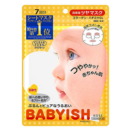 Kose Babyish маски для экстра-увлажнения и сияния