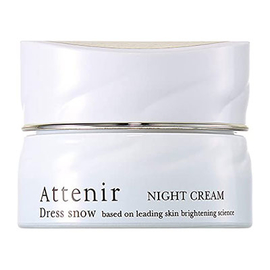 Attenir Dress Snow увлажняющий ночной крем против пигментации