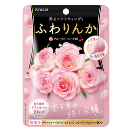 Kracie Fuwarinka Beauty Rose Candy жевательные конфеты, 3 шт