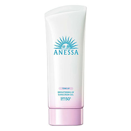 Shiseido Anessa Brightening UV Tone Up отбеливающий санскрин-гель с функцией цветокоррекции кожи