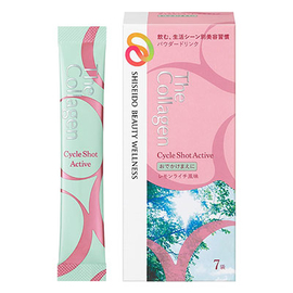 Shiseido The Collagen Cycle Shot Active порошковый коллаген и ягоды годжи