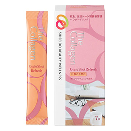 Shiseido The Collagen Cycle Shot Refresh порошковый коллаген и кроцетин