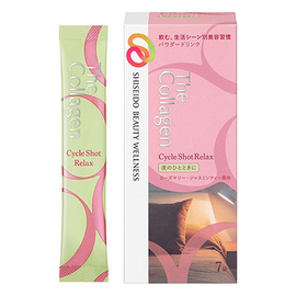Shiseido The Collagen Cycle Shot Relax порошковый коллаген и GABA