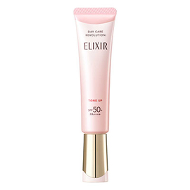 Shiseido Elixir Day Care Revolution Tone Up дневная солнцезащитная эмульсия с сиянием