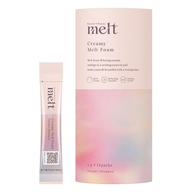 Kao Creamy Melt Foam карбонизированный шампунь-пудра