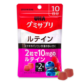 UHA Gummy Supple лютеин для зрения со вкусом ягод