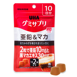 UHA Gummy Supple цинк и мака со вкусом колы