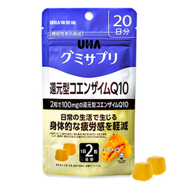 UHA Gummy Supple редуцированный коэнзим Q10 со вкусом манго