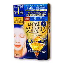 Kose Clear Turn Premium Royal Jelly маски с концентрированным коллагеном