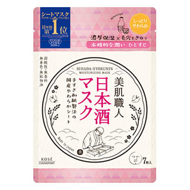 Kose Clear Turn Bihada-Syokunin Sake увлажняющие маски с сакэ