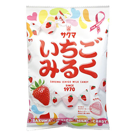 Sakuma Ichigo Milk леденцы клубника с молоком