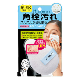 Tsururi Face Wash Silk Puff шелковый пуф для умывания