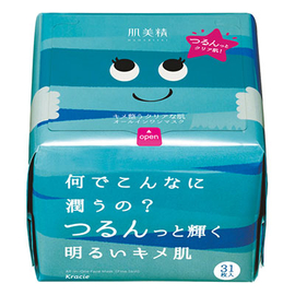 Kracie Hadabisei Daily Moisture ежедневные маски для фарфоровой кожи