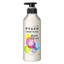 KAO Merit Pyuan Active & Smile кондиционер для волос