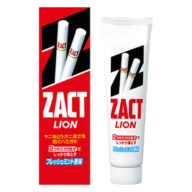 Lion Zact освежающая зубная паста для курящих