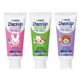 Lion Dent Check Up Kodomo детская зубная паста со фтором