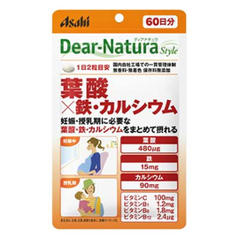 Asahi Dear-Natura фолиевая кислота железо и кальций