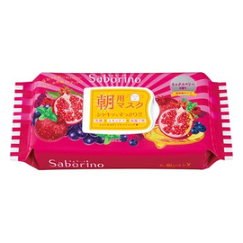 Saborino Morning Mask Ripe Fruit High Moisture маски для лица с гранатом и черникой