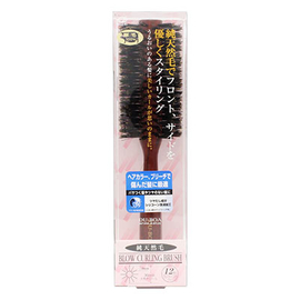 Ikemoto Blow Curling RW-186 круглая расческа с натуральной щетиной