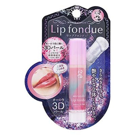 Mentholatum Lip Fondue Aurora 3D Pearl бальзам для губ с розовыми блестками