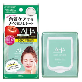 BCL AHA Cleansing Research салфетки для снятия макияжа с AHA кислотами