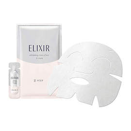 Shiseido Elixir Whitening Clear отбеливающие маски с сывороткой