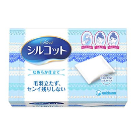 Silcot Nameraka Cotton паффы для нанесения лосьона и снятия макияжа