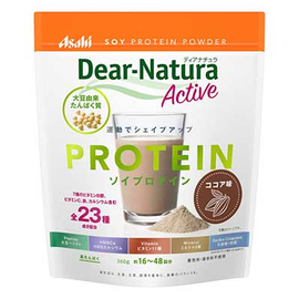 Asahi Dear-Natura Active соевый протеин с нутриентами и вкусом какао