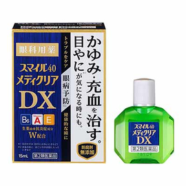 Lion Smile 40 Mediclear DX витаминизированные глазные капли от зуда и покраснения