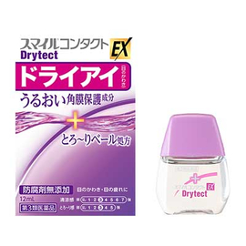 Lion Smile Contact EX Drytect увлажняющие глазные капли при ношении контактных линз