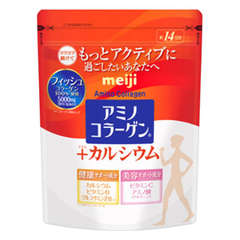 Meiji Amino Collagen +Calcium коллаген порошковый с кальцием
