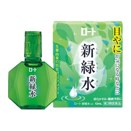 Rohto Shinryokusui Fresh Green Water утренние капли для глаз
