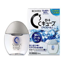 Rohto C3 Cube Ice Cool супер освежающие капли для глаз при ношении контактных линз