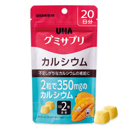 UHA Gummy Supple кальций и витамин D со вкусом манго