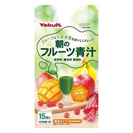 Yakult аодзиру из побегов ячменя с фруктами
