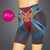 MediQtto Waist Slim Look компрессионные шорты с коррекцией талии и бедер