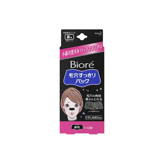 Kao Biore Pore Pack очищающие полоски для носа