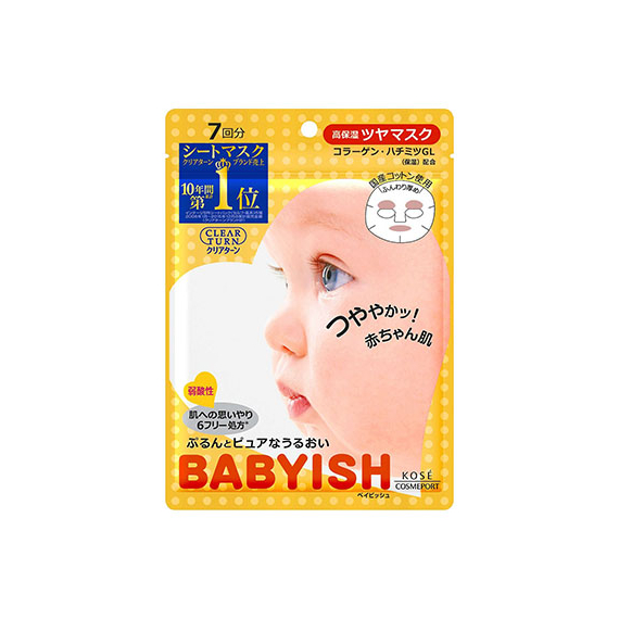 Kose Babyish маски для экстра-увлажнения и сияния