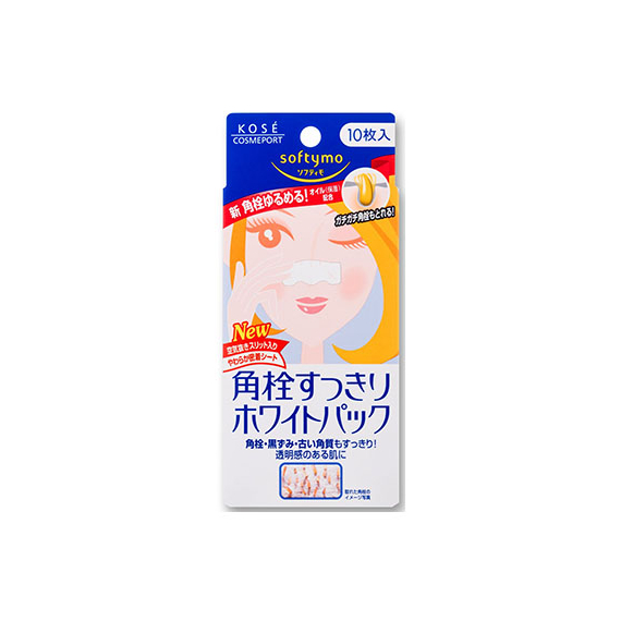 Kose Softymo Nose Clean Pack White очищающие полоски для носа