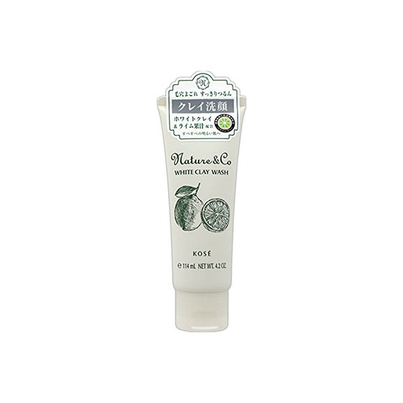 Kose Nature & CO пенка для умывания с белой глиной