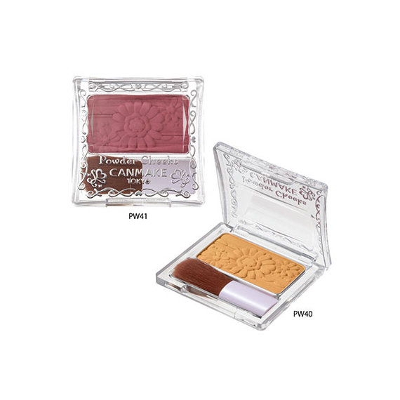 Canmake Powder Cheeks румяна с кисточкой
