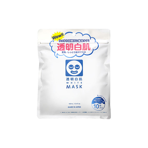 Toumei Shirohada White увлажняющие отбеливающие маски для лица