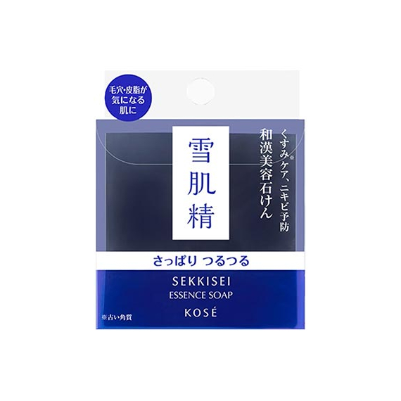 Sekkisei Essence Soap мыло с углем против тусклости кожи