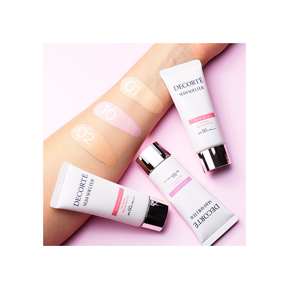 Cosme Decorte Sun Shelter Tone Up CC солнцезащитная база под макияж