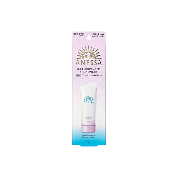 Shiseido Anessa Brightening UV Tone Up отбеливающий санскрин-гель с функцией цветокоррекции кожи