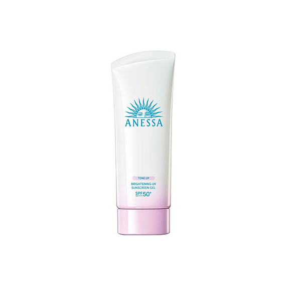 Shiseido Anessa Brightening UV Tone Up отбеливающий санскрин-гель с функцией цветокоррекции кожи