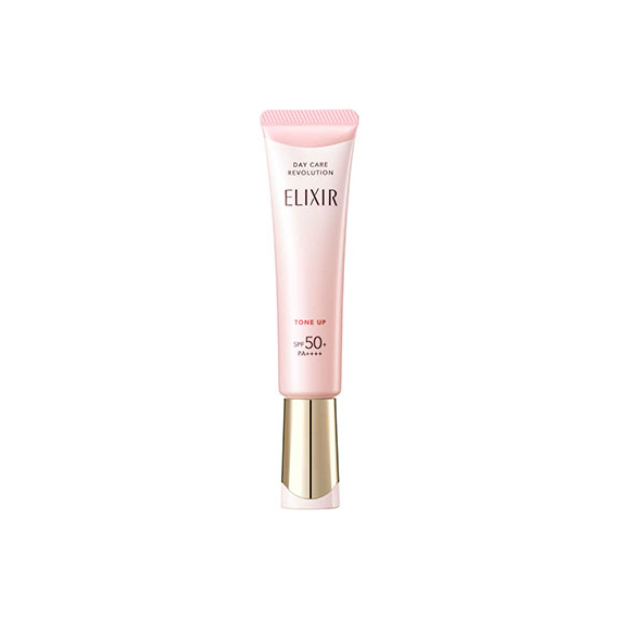 Shiseido Elixir Day Care Revolution Tone Up дневная солнцезащитная эмульсия с сиянием