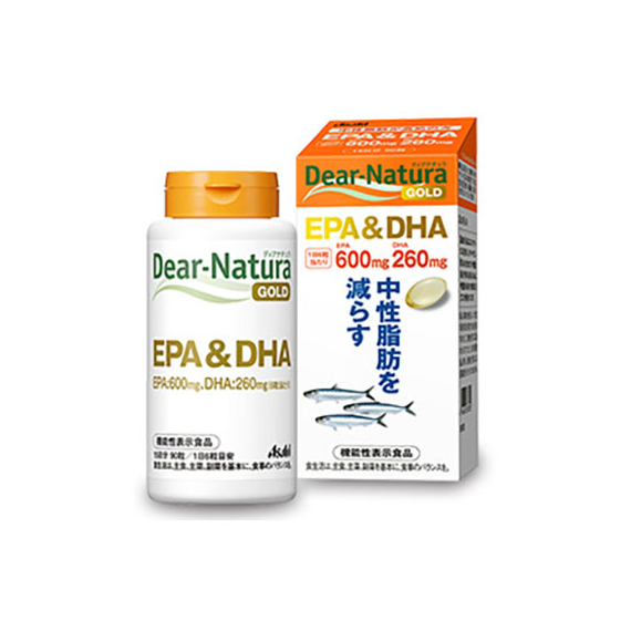 Asahi Dear-Natura Gold EPA&DHA премиум-комплекс омега-кислот