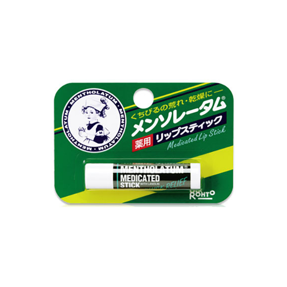 Rohto Mentholatum Quick Relief лечебный бальзам для губ