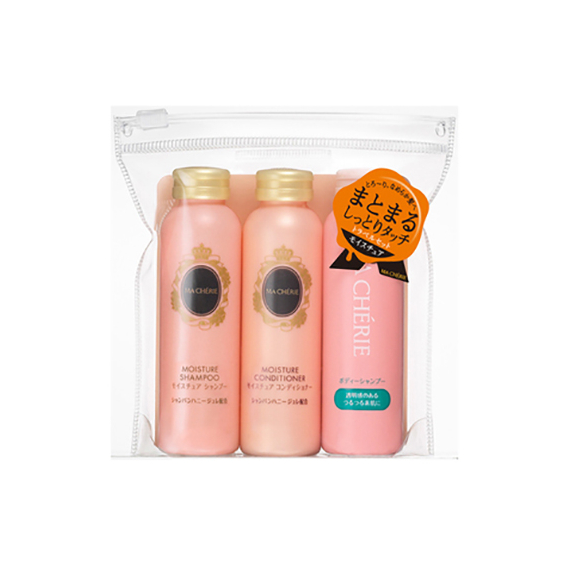 Shiseido Ma Cherie набор для увлажнения волос + мыло для тела